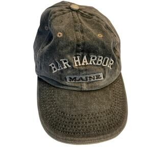 VTG Bar Harbor Maine Hat Adjustable Strap destination Travel